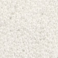 Miyuki rocailles Perlen 15/0 - Ceylon white pearl 15-528